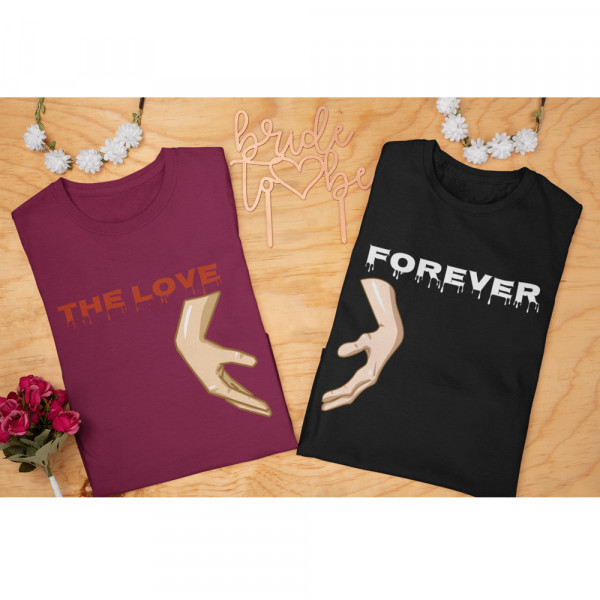 T-shirt set "The Love forever" T-shirt set "The Love forever"