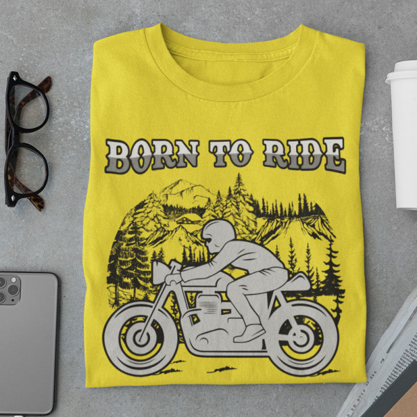 T-shirt "Born to ride"