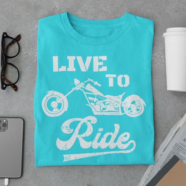 T-shirt "Live to ride"