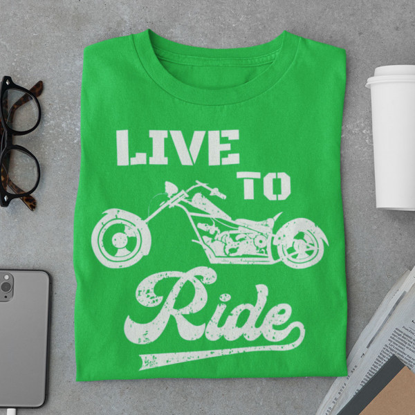 T-shirt "Live to ride"
