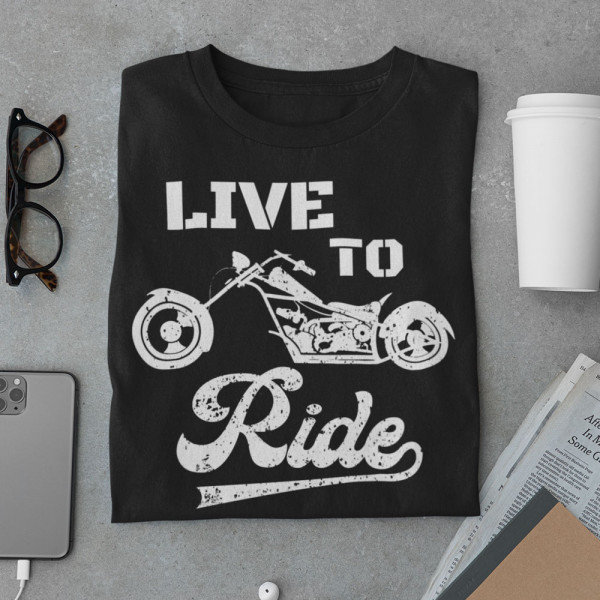 T-shirt "Live to ride"