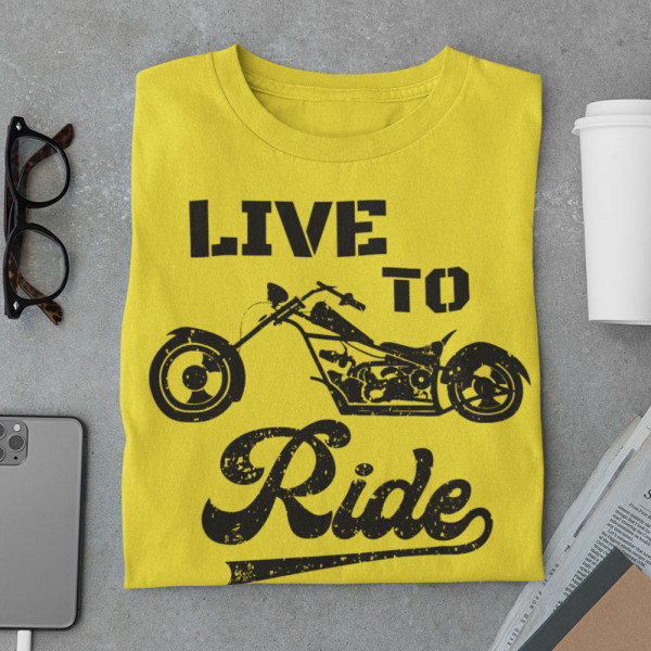 T-shirt "Live to ride"