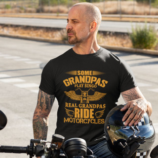 T-shirt "Real Grandpas ride motorcycles"
