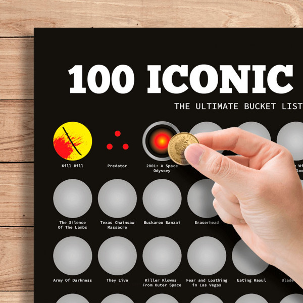 Scratch poster "Iconic Movies" Scratch poster "Iconic Movies"