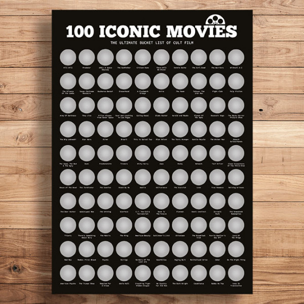 Scratch poster "Iconic Movies" Scratch poster "Iconic Movies"