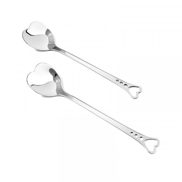 Heart-shaped spoons (2 pcs.) Heart-shaped spoons (2 pcs.)