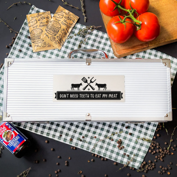 XL BBQ Set "Don't need teeth" XL BBQ Set "Don't need teeth"