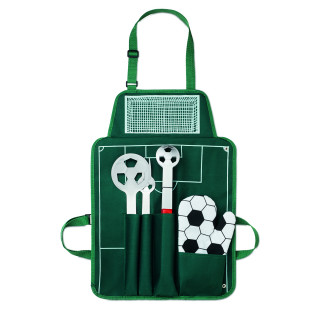 BBQ apron with tools "Football"