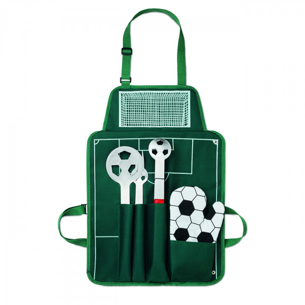 BBQ apron with tools "Football" BBQ apron with tools "Football"