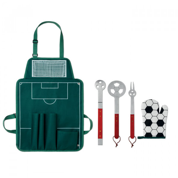 BBQ apron with tools "Football" BBQ apron with tools "Football"