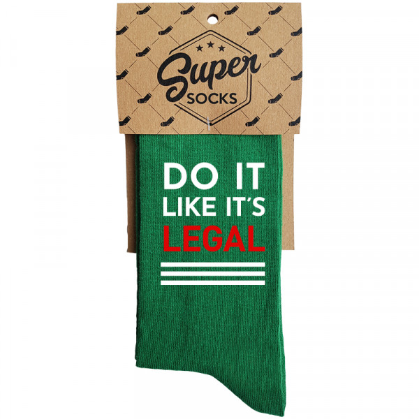 Socks "Do it like it's legal" Socks "Do it like it's legal"