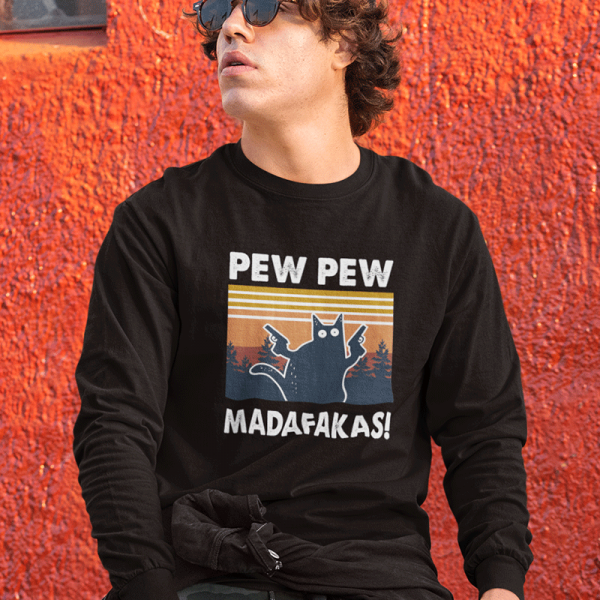 Sweatshirt "Pew Pew Madafakas" (without hood)