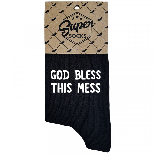 Women's socks „God bless this mess“ Women's socks „God bless this mess“