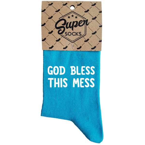 Women's socks „God bless this mess“ Women's socks „God bless this mess“