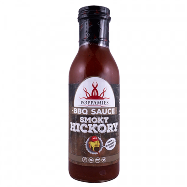Poppamies sauce-marinade "Smoky Hickory", 410g Poppamies sauce-marinade "Smoky Hickory", 410g
