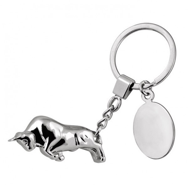 Keychain "Furious Bull" (with the option to engrave for an additional cost)