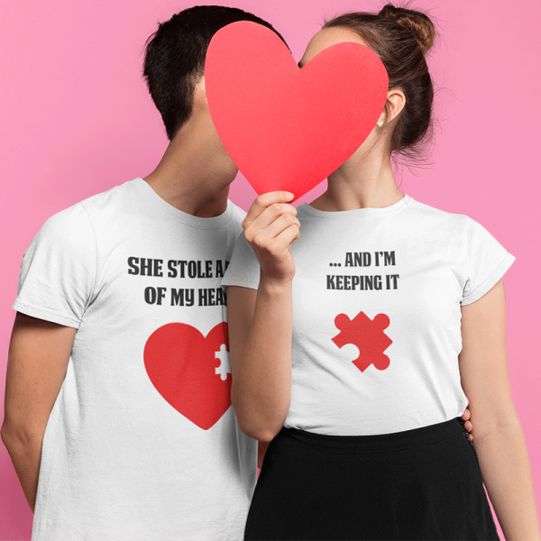 T-shirt set "Piece of my heart" T-shirt set "Piece of my heart"