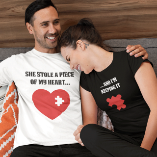 T-shirt set "Piece of my heart"