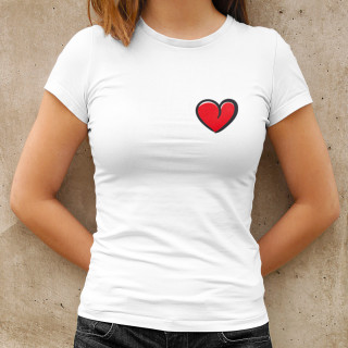 Women's T-shirt "Small heart"