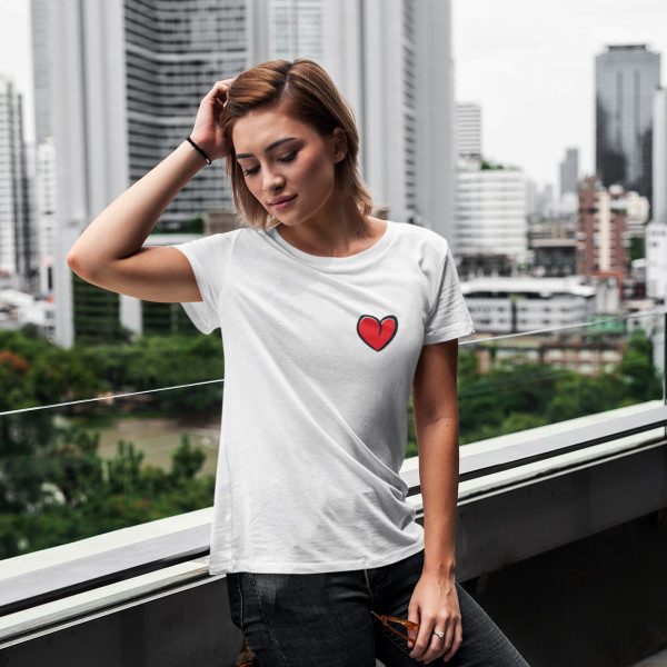 Women's T-shirt "Small heart" Women's T-shirt "Small heart"