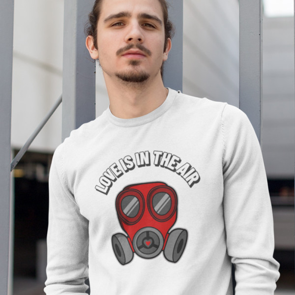 Sweatshirt "Love is in the air" (without hood) Sweatshirt "Love is in the air" (without hood)
