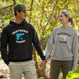Sweatshirt set "Partners in crime"