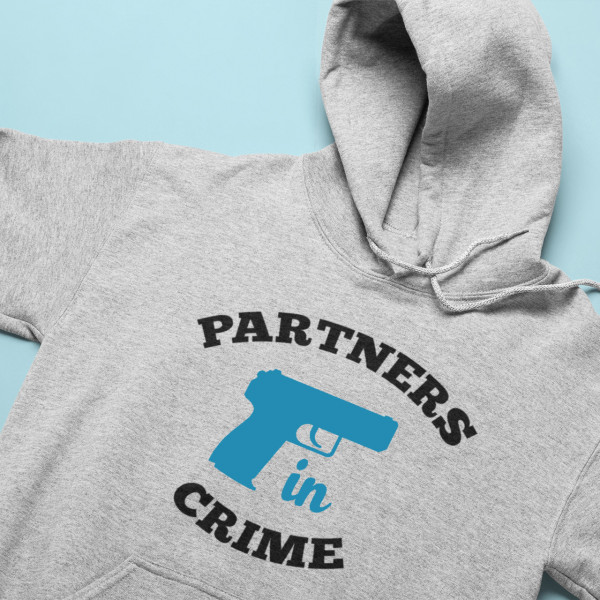 Sweatshirt set "Partners in crime" Sweatshirt set "Partners in crime"