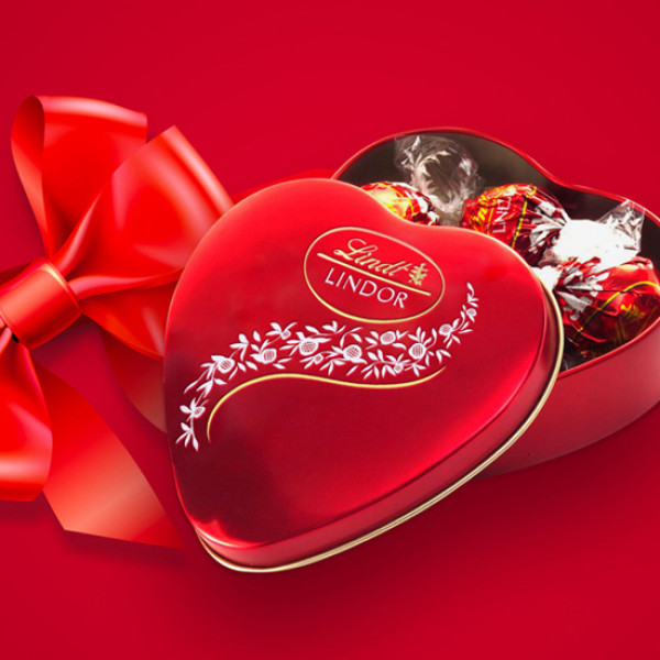 LINDT LINDOR Heart, 62g