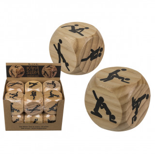 Wooden dice "Kamasutra"