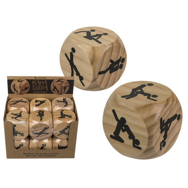 Wooden dice "Kamasutra" Wooden dice "Kamasutra"