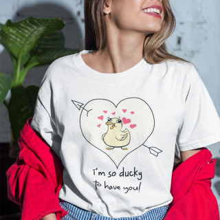 Women's T-shirt "I am so ducky to have you"