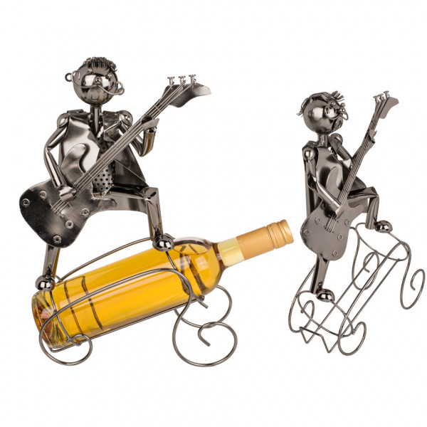 Metal bottle holder "Musician"