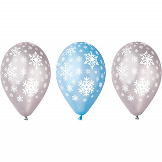 Premium Balloons "Snowflake" (5 pcs.)