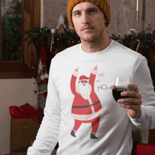 Sweatshirt "Ho Ho Ho" (without hood)