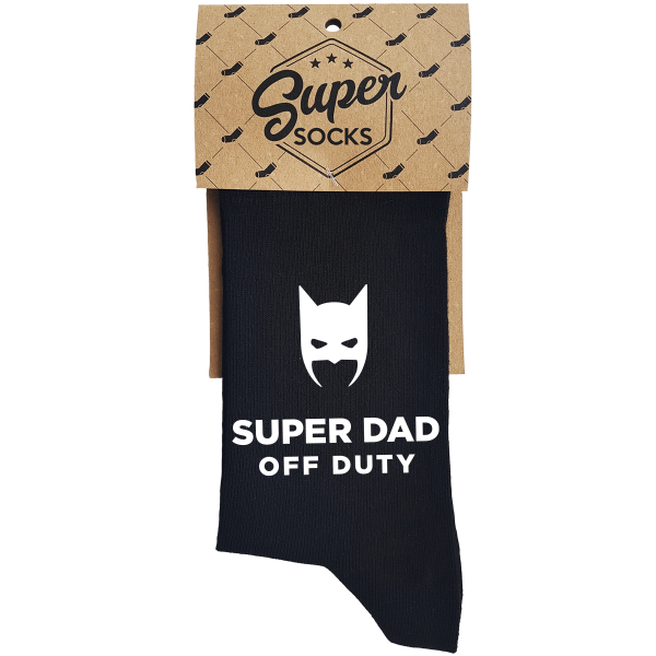 Socks "Super dad off duty" Socks "Super dad off duty"