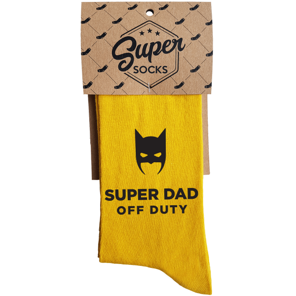 Socks "Super dad off duty" Socks "Super dad off duty"