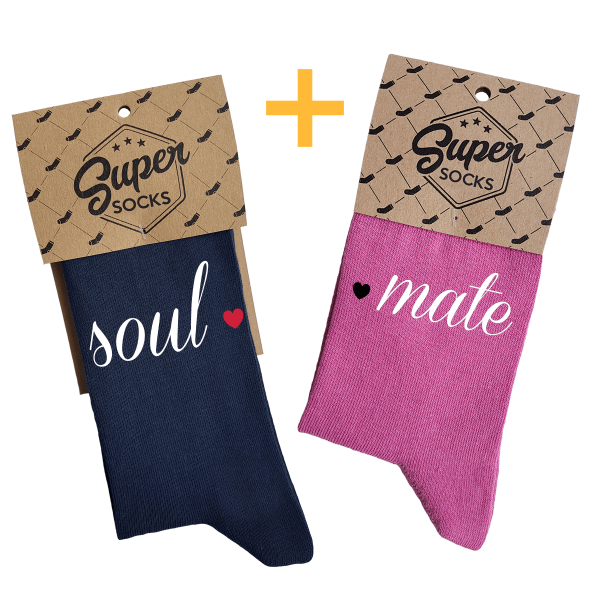 Couple's socks set "Soulmate"