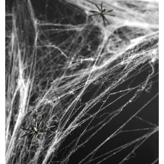 Spider Web with Spiders, White (60g.)