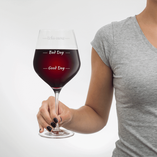 Wine Glass Set "Who Cares" Wine Glass Set "Who Cares"