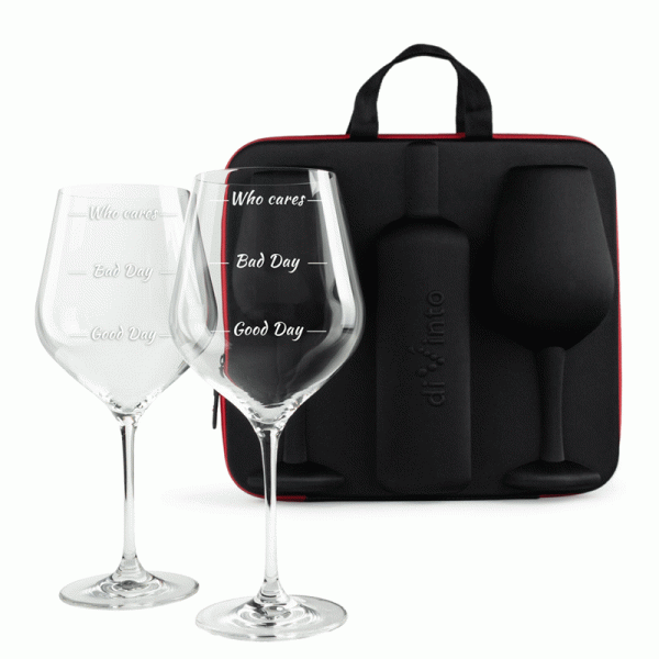 Wine Glass Set "Who Cares" Wine Glass Set "Who Cares"