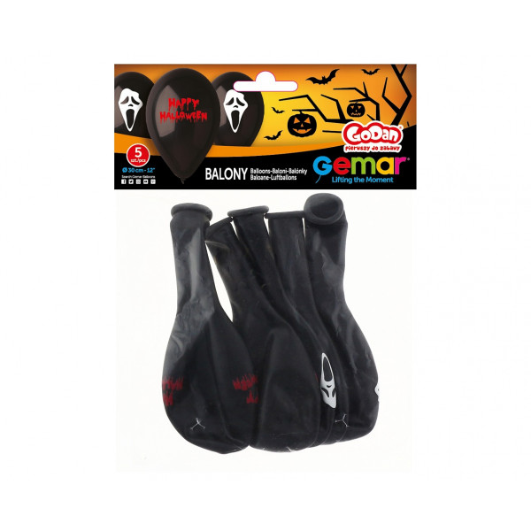 Premium Balloons "Scary Halloween" (5 pcs.) Premium Balloons "Scary Halloween" (5 pcs.)