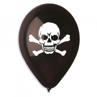 Premium Balloons "Skull" (5 pcs.)