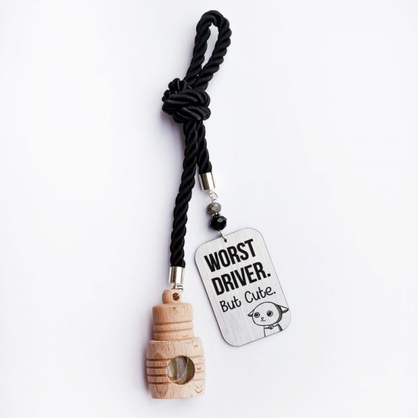 Car scent "Worst driver, but cute" Car scent "Worst driver, but cute"