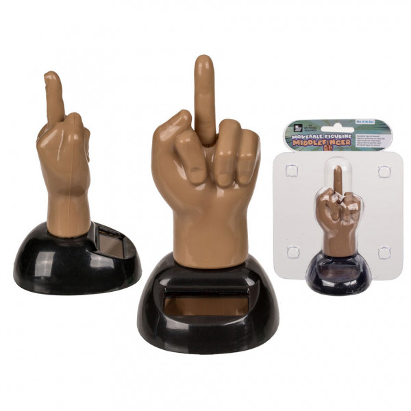 Solar figurine "Middlefinger" (moving)