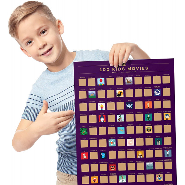 Scratch poster EnnoVatti "Top 100 Children's Films"