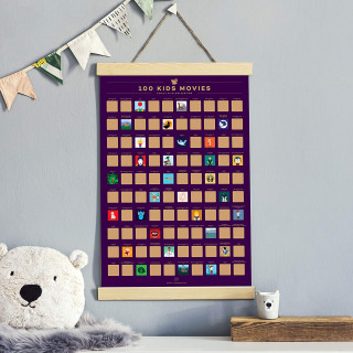 Scratch poster EnnoVatti "Top 100 Children's Films"