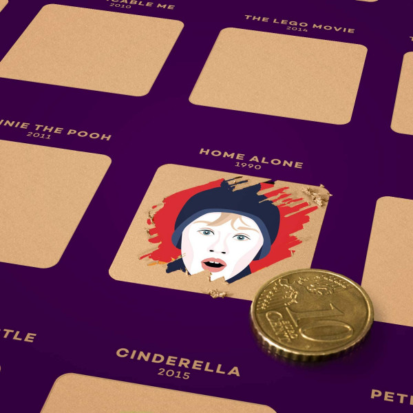 Scratch poster EnnoVatti "Top 100 Children's Films"