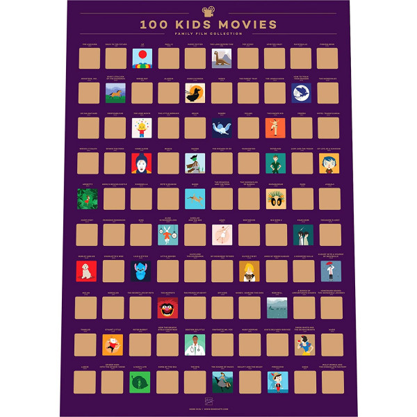 Scratch poster EnnoVatti "Top 100 Children's Films"