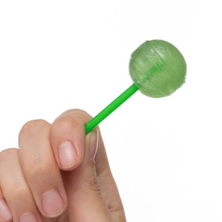 Hemp-flavored lollipop