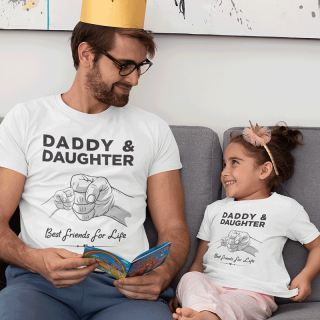 T-shirt set "Daddy & Daughter"